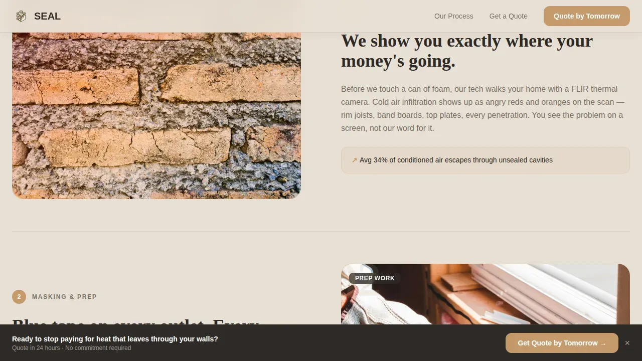 Spray Foam Insulation Landing Page Template