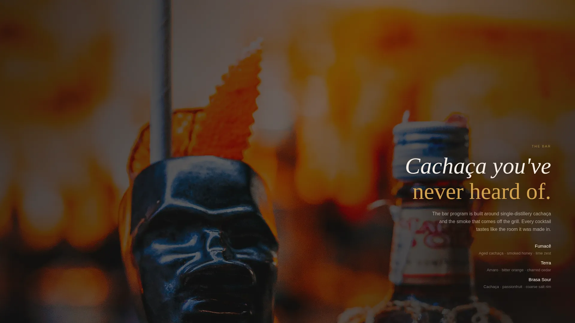 Immersive Brazilian | Free Website Template | Rocket
