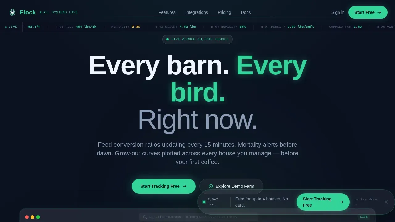 Smart Poultry Management Landing Page Template