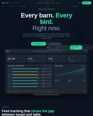 Smart Poultry Management Landing Page Template