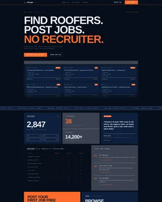 Roofing Digital Presence Professional Website Template
