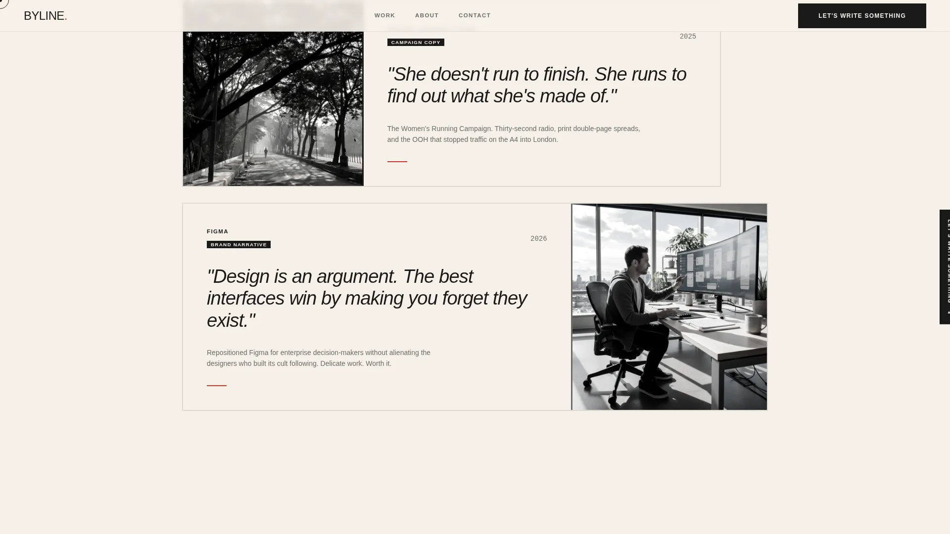 Content Writer Portfolio Reviews Website Template