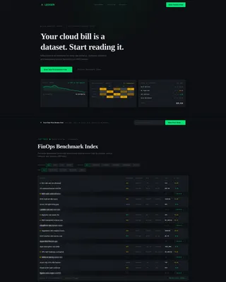 FinOps Technology Professional Website Template