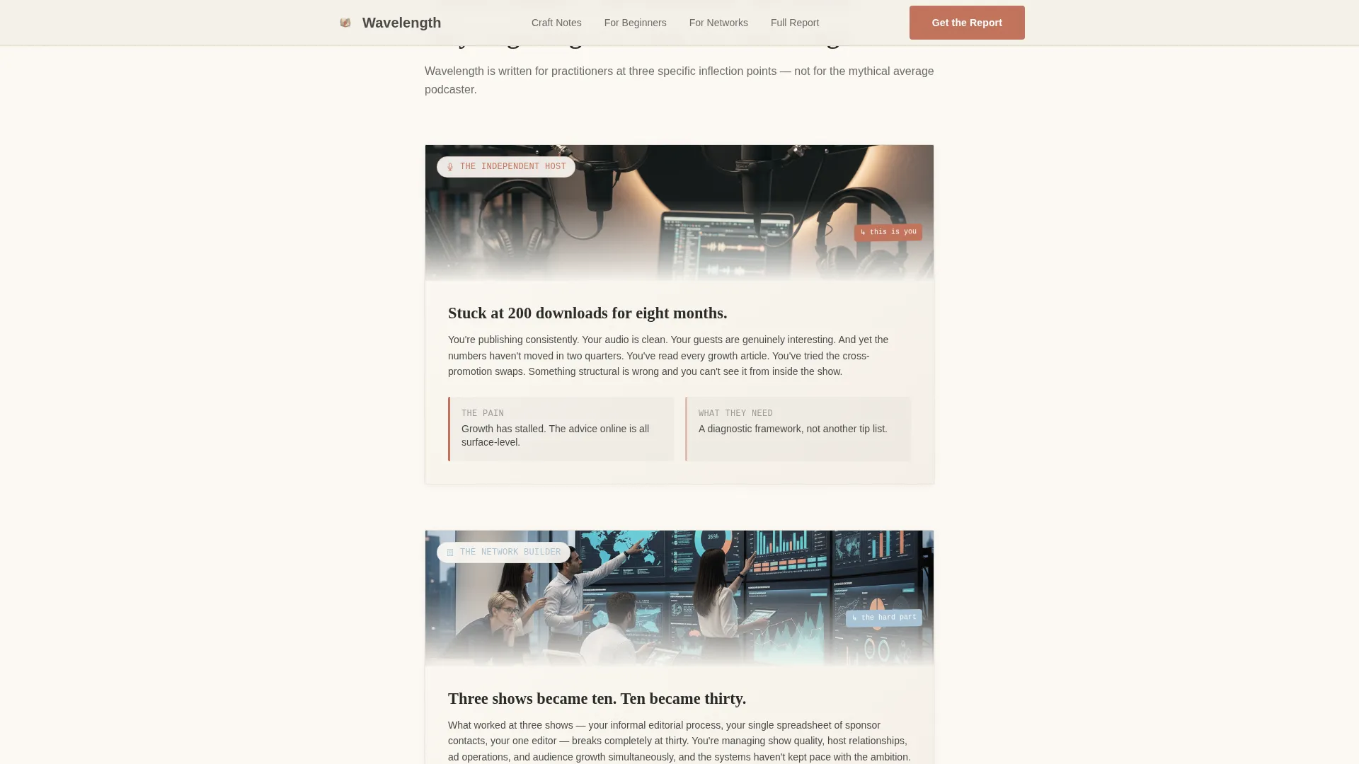 Podcast About Podcasting Content Booking Website Template