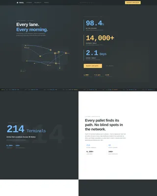 Freight & Cargo Professional Website Template