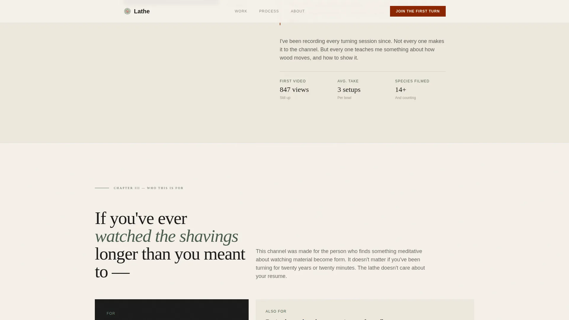 Woodturning & Lathe Work Content Pre-Launch Website Template