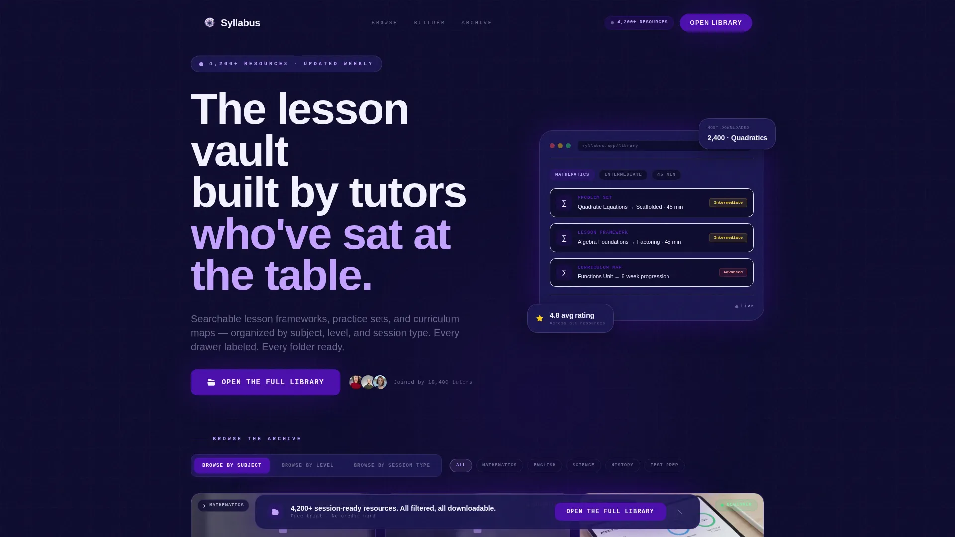 Tutoring Digital Presence Professional Website Template