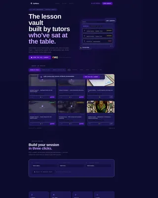 Tutoring Digital Presence Professional Website Template