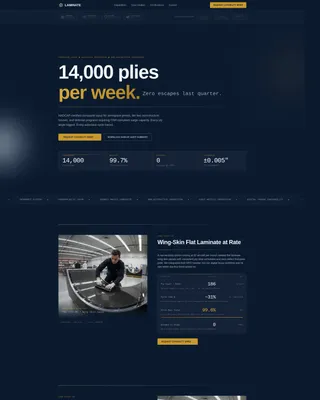 Manufacturing Processes Portfolio Website Template