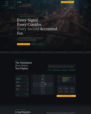 Parking & Traffic Booking Website Template