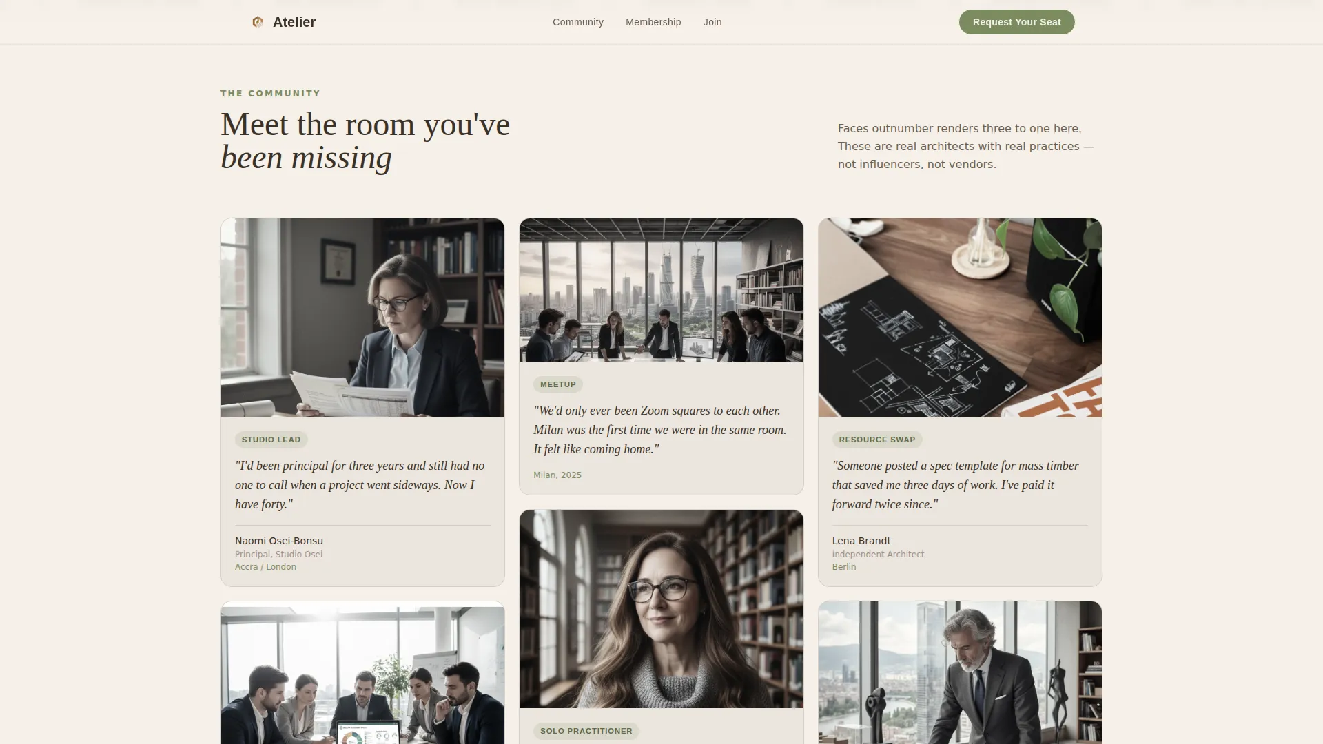 Architects Community Professional Website Template