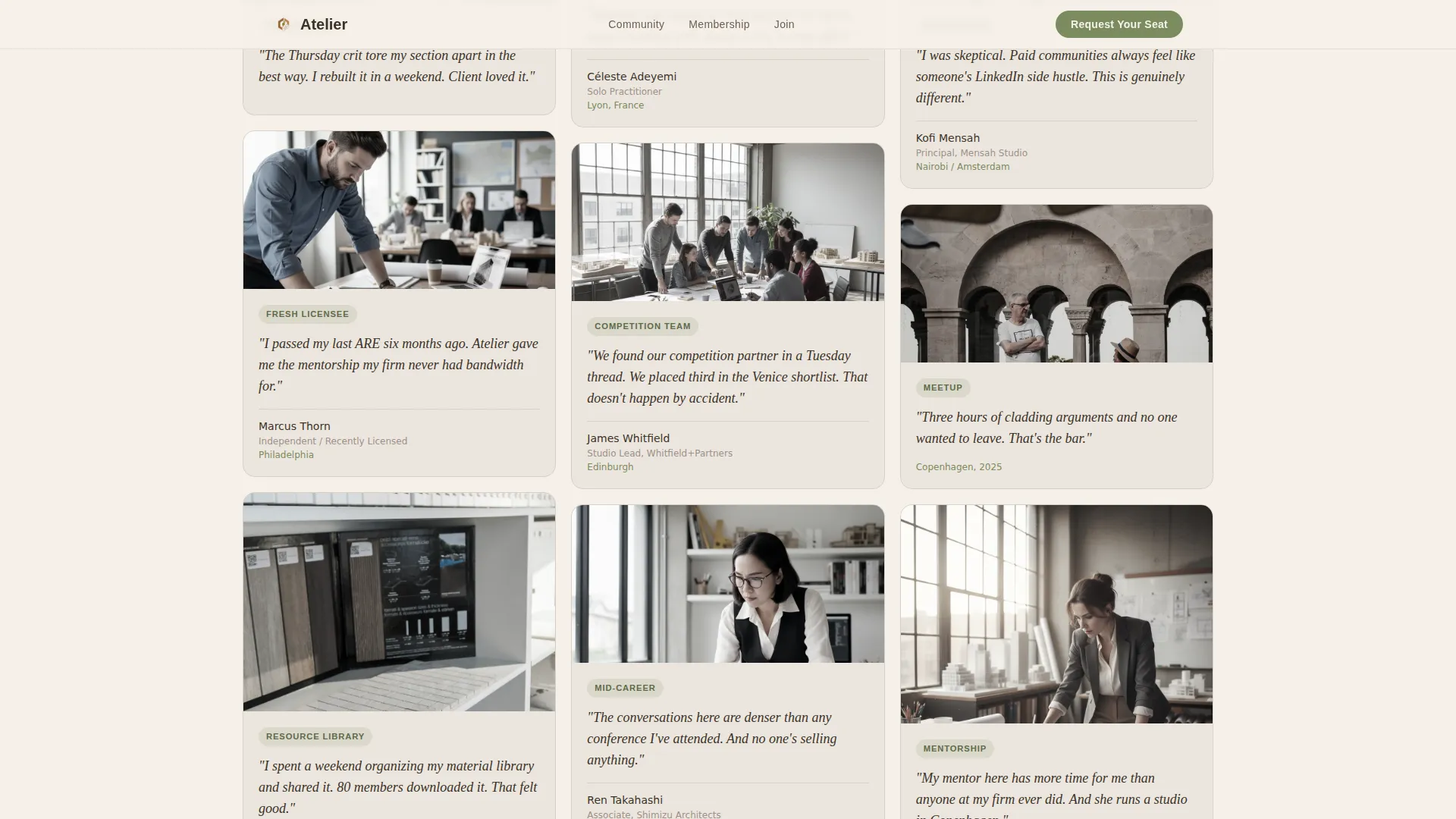 Architects Community Professional Website Template