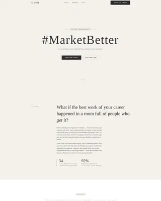 Marketing Professionals Community Professional Website Template