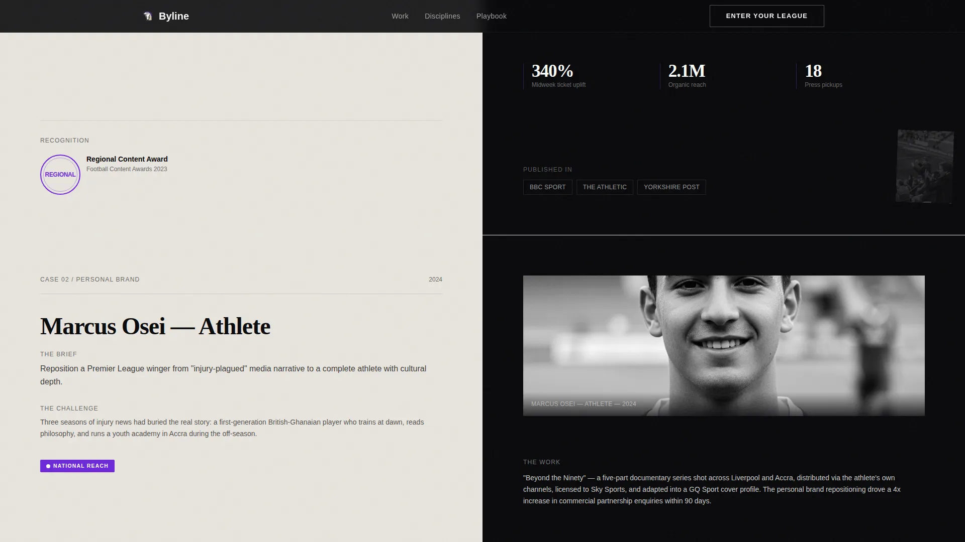 Sports Marketing & Agency Directory Website Template