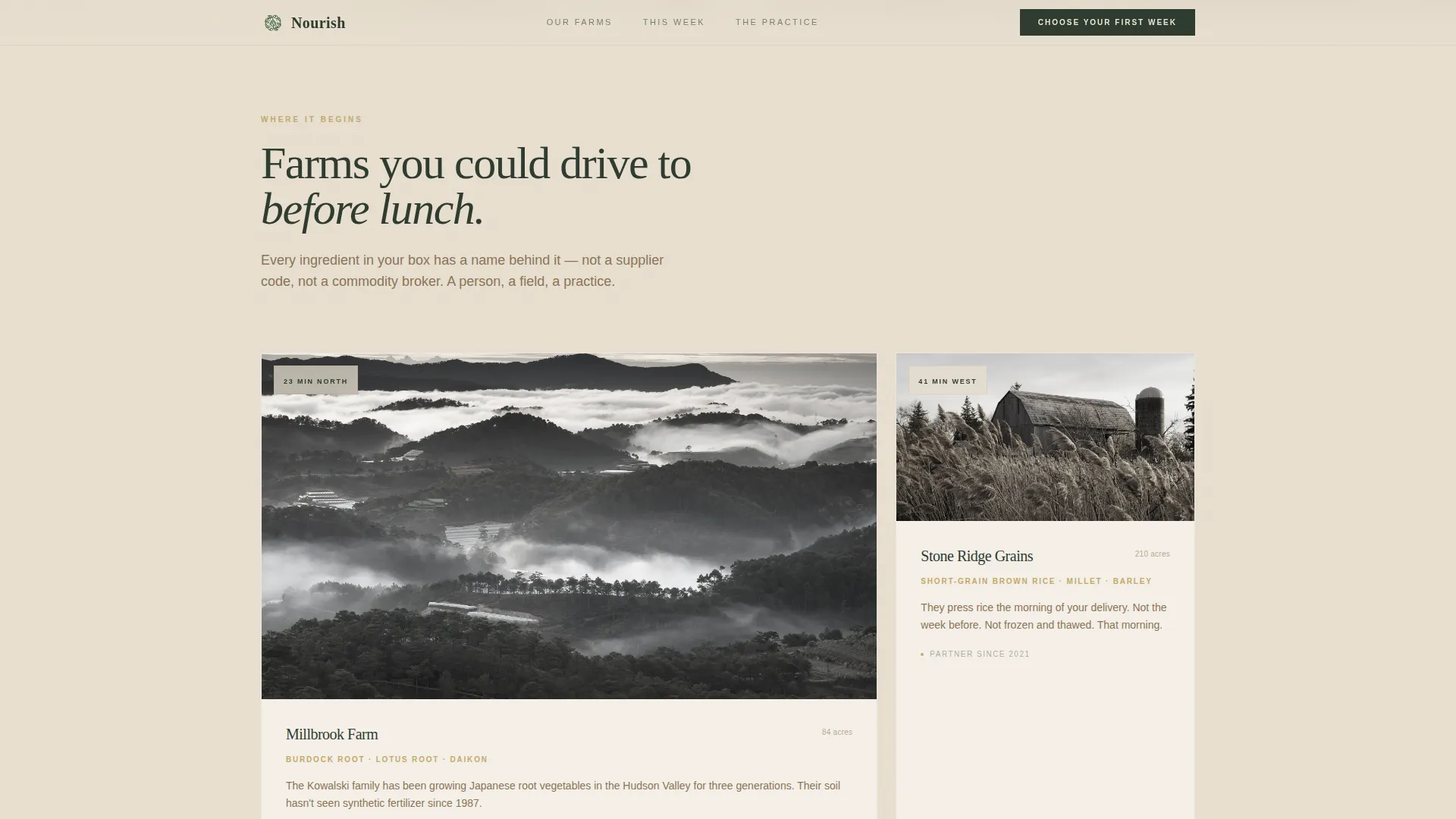 Macrobiotic Food & Dining Booking Website Template