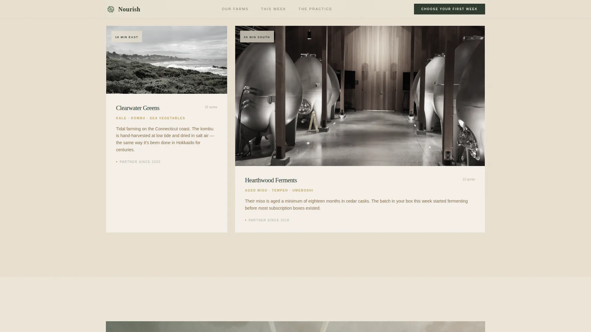 Macrobiotic Food & Dining Booking Website Template