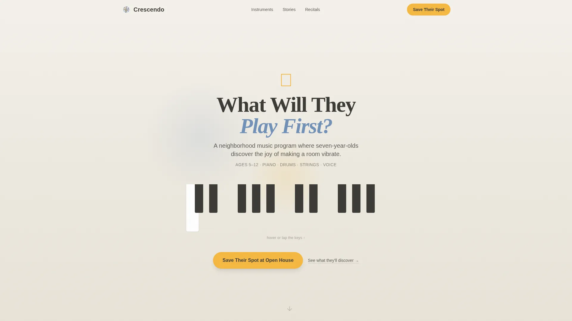 School Age (5-10) Products & Booking Website Template