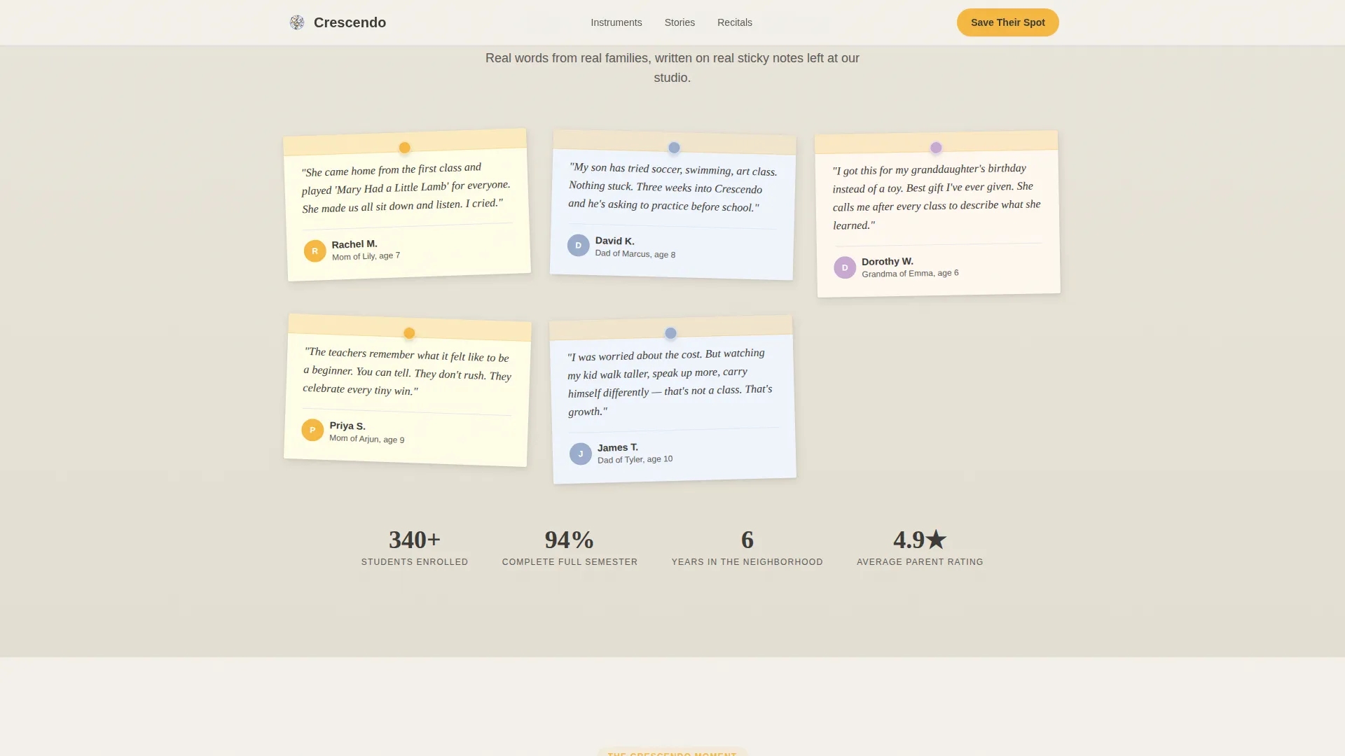School Age (5-10) Products & Booking Website Template