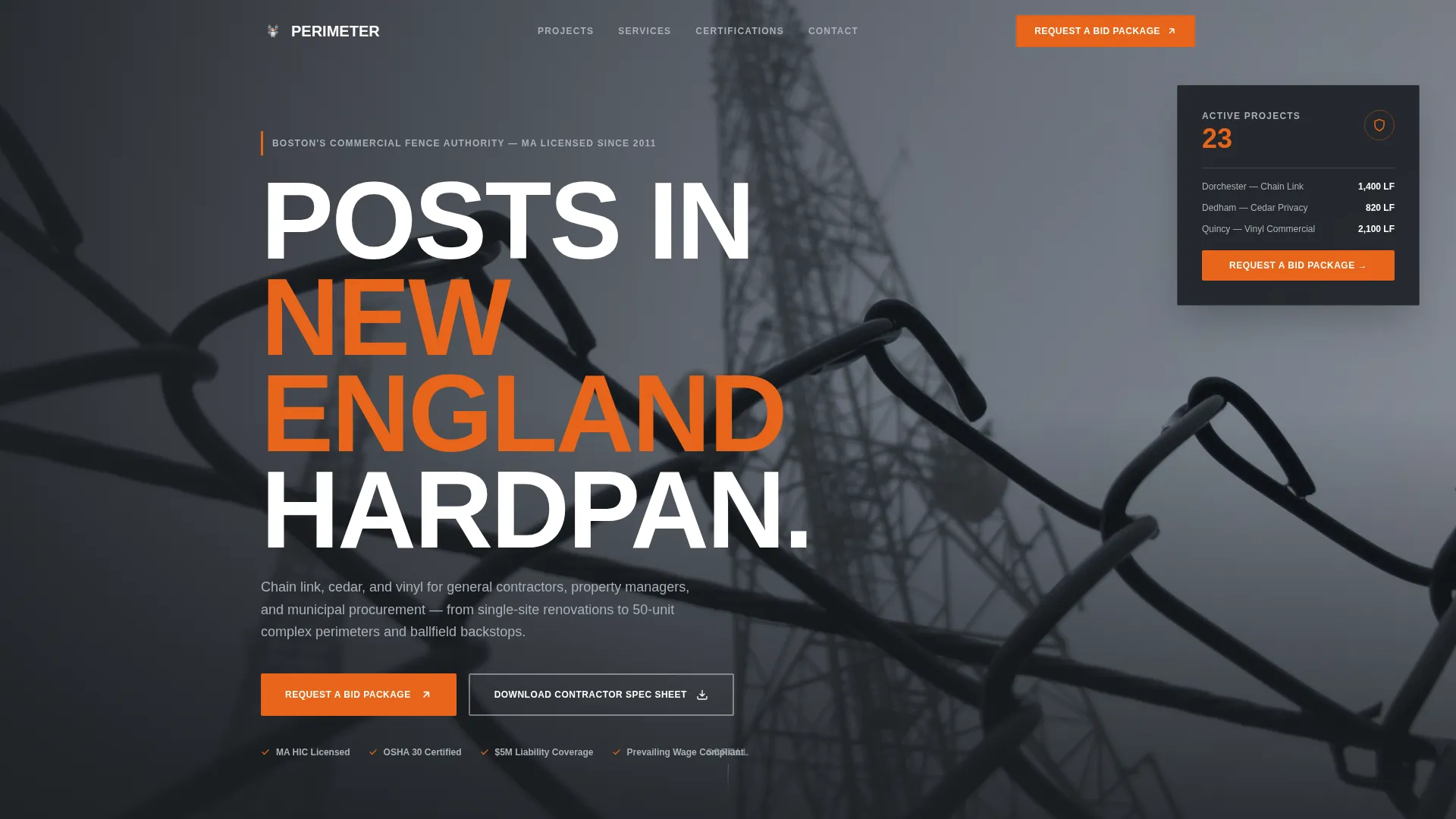 Trusted Fenceinstallation | Free Website Template | Rocket