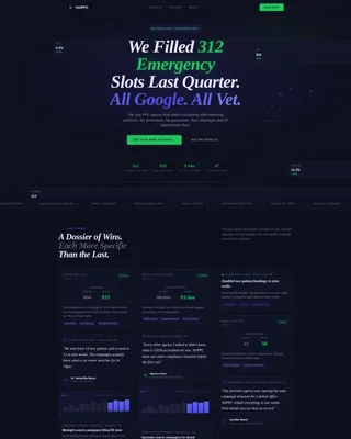 Veterinary Marketing & Agency Professional Website Template