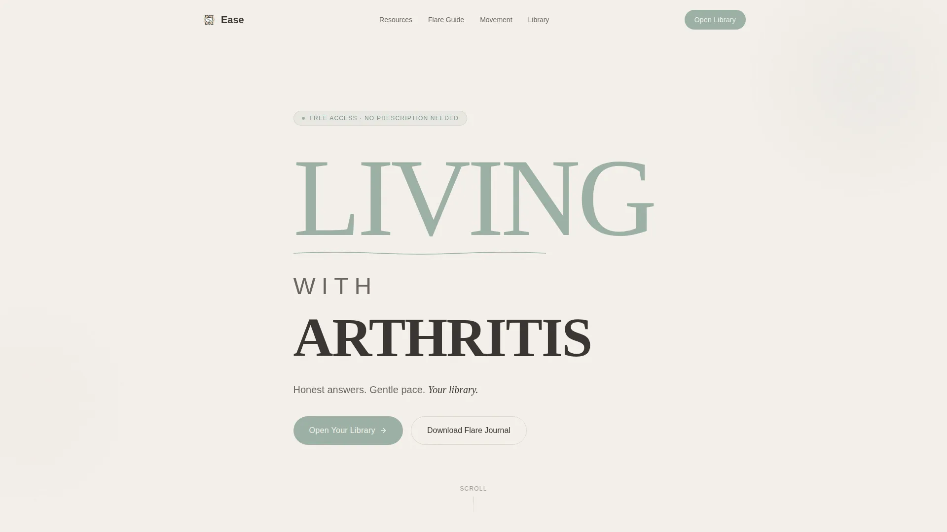 Arthritis Care Education Website Template