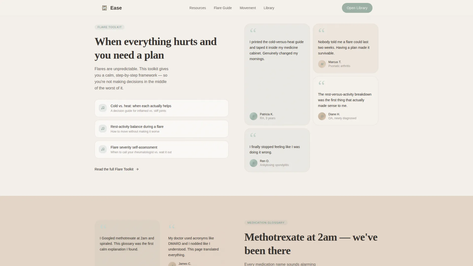 Arthritis Care Education Website Template
