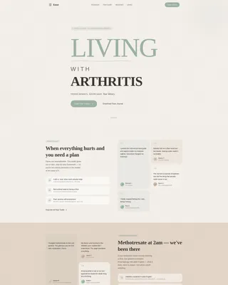 Arthritis Care Education Website Template