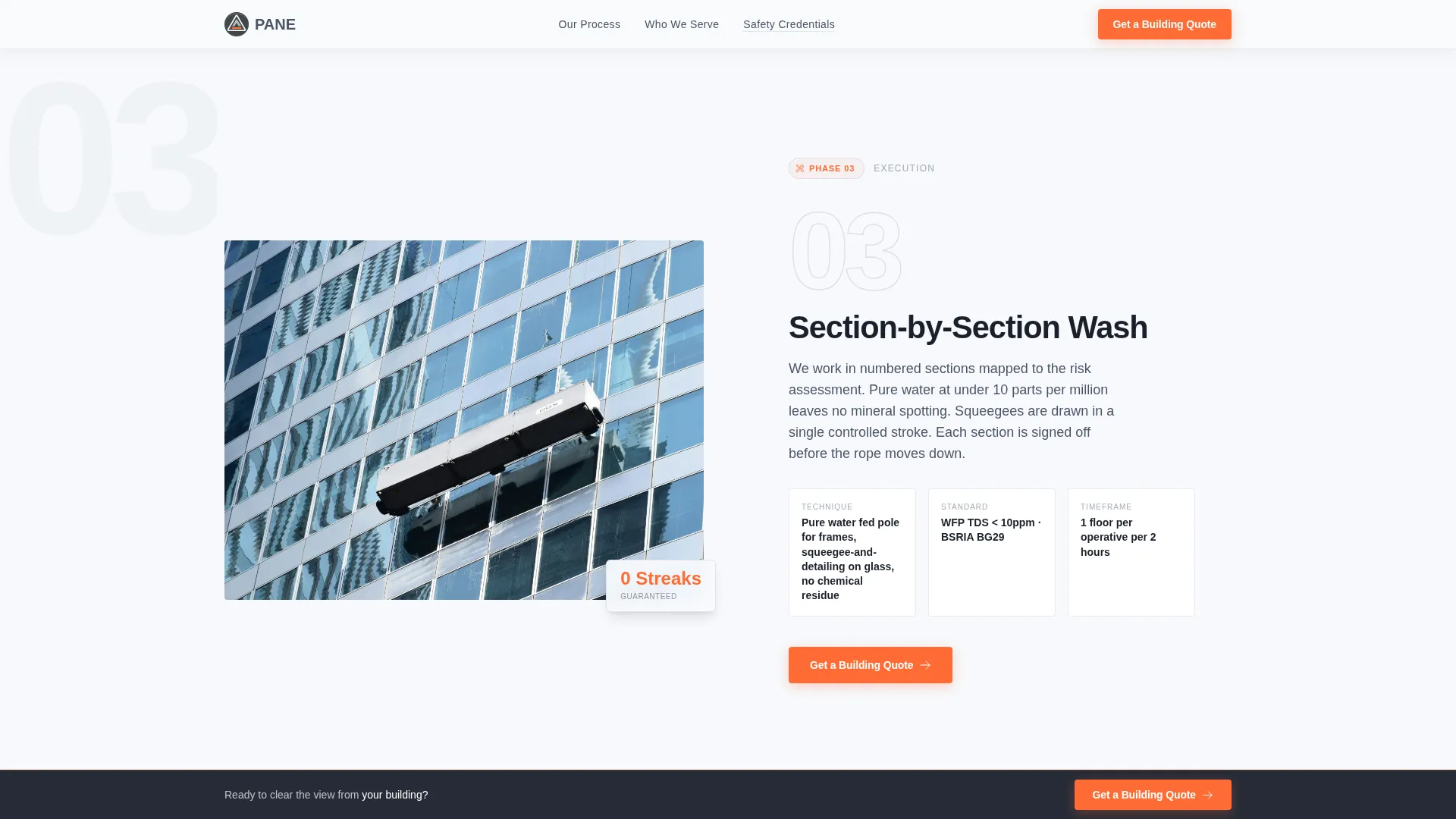 Professional Windowcleaning | Free Website Template | Rocket
