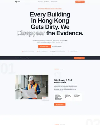 Professional Windowcleaning | Free Website Template | Rocket