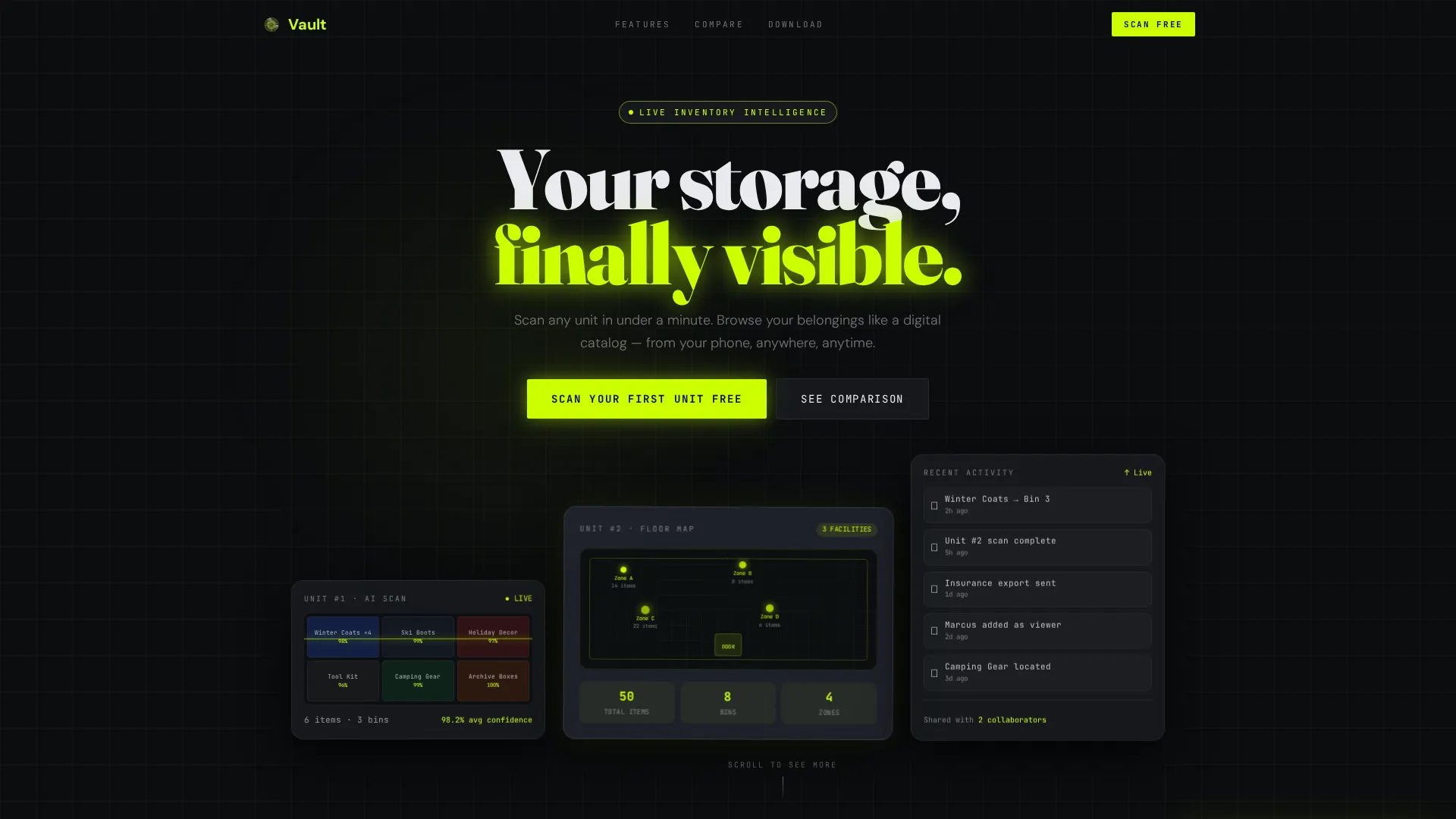 Storage Digital Presence Professional Website Template