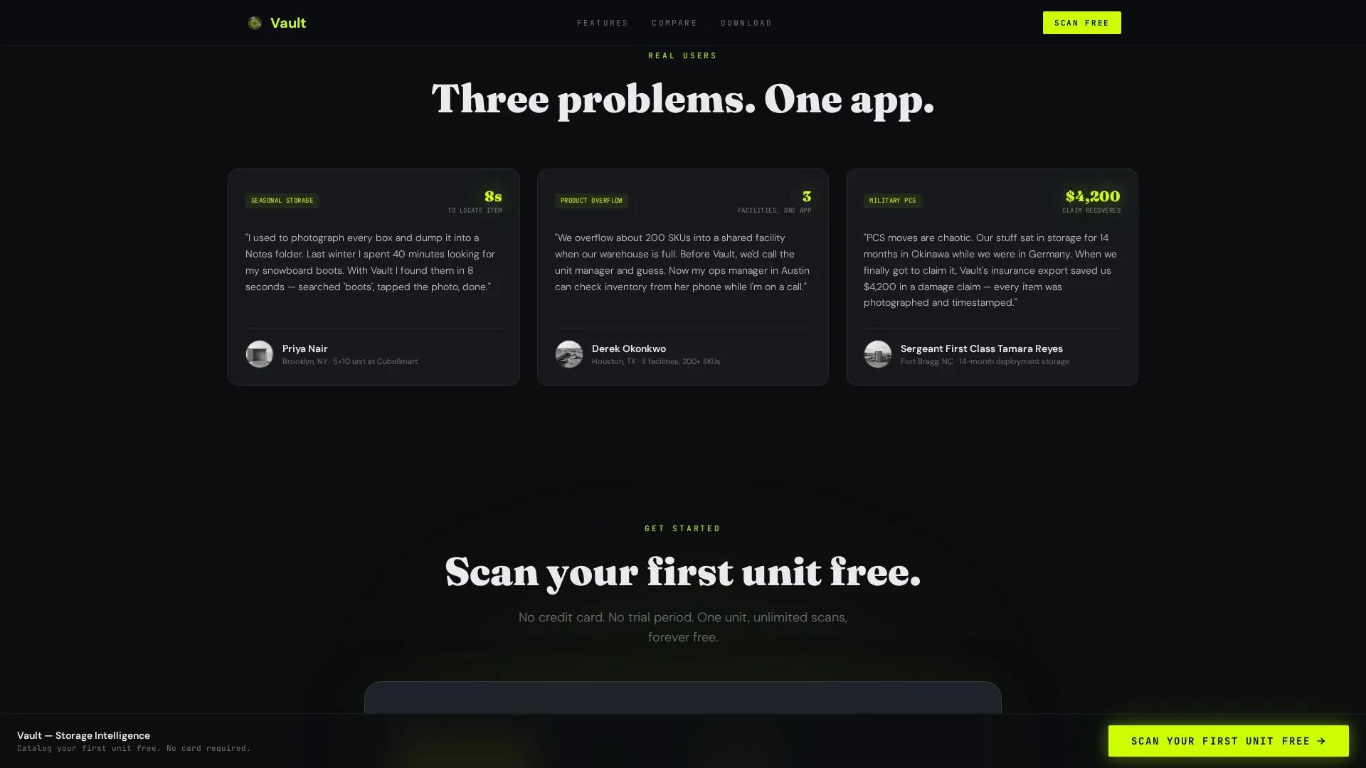 Storage Digital Presence Professional Website Template