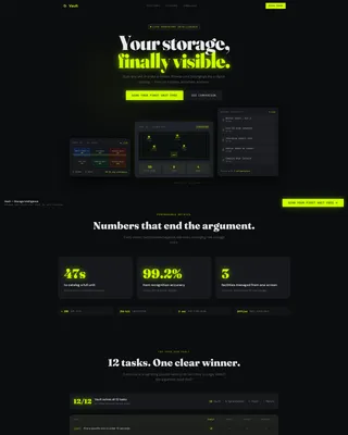 Storage Digital Presence Professional Website Template