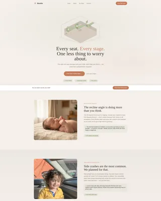 Baby & Nursery Product Blog Website Template