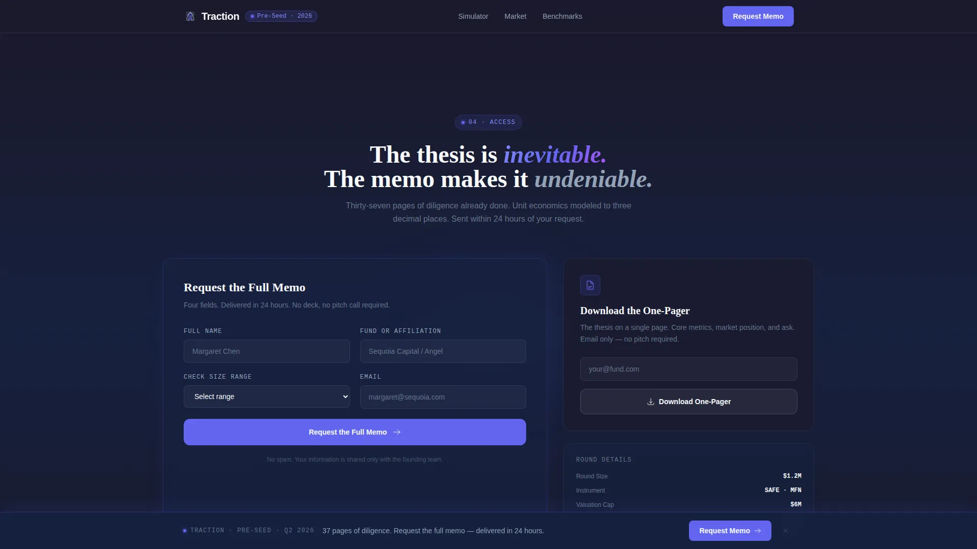 Marketplace Startup Professional Website Template