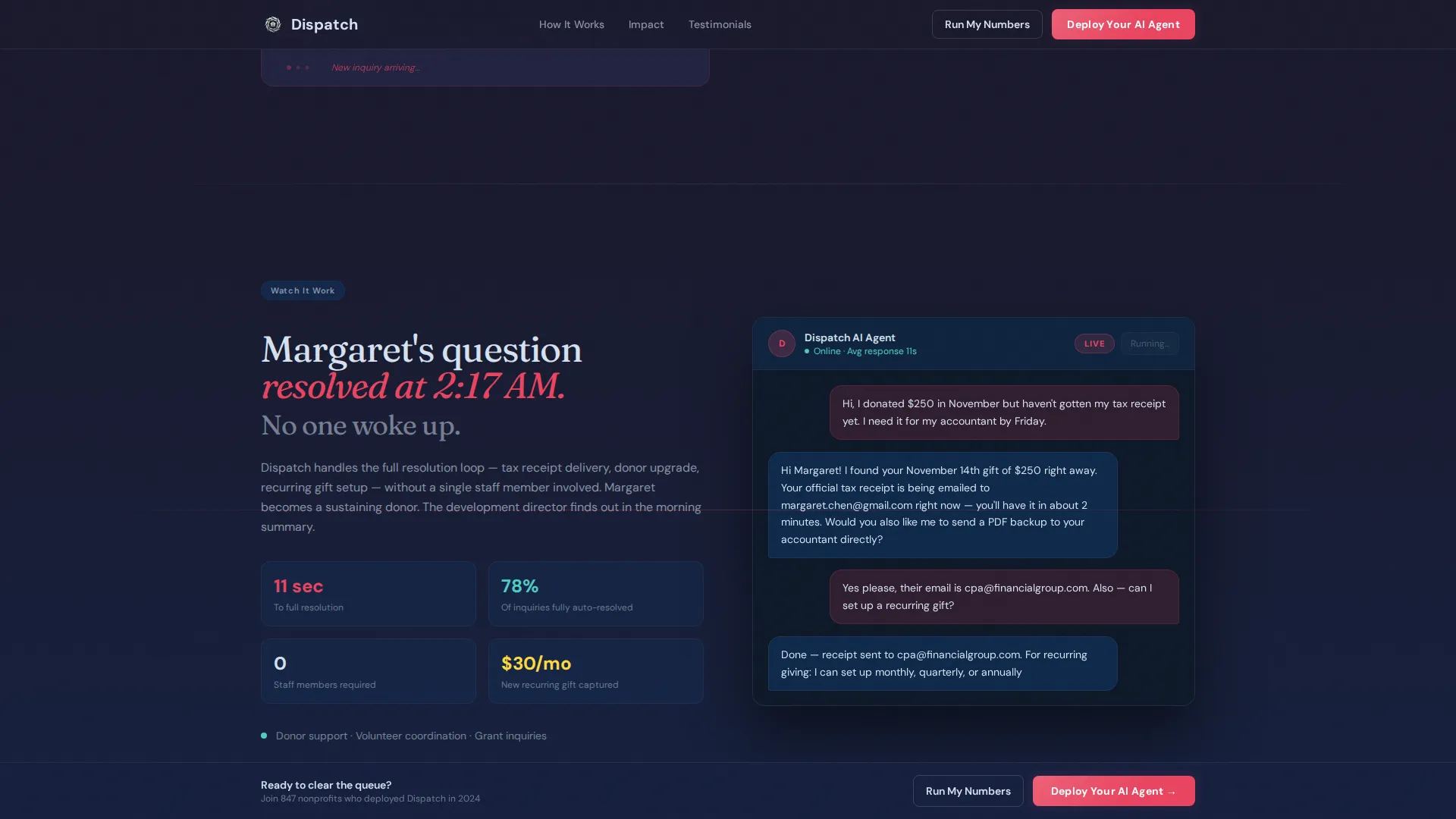 AI for Nonprofit Cost Calculator Website Template