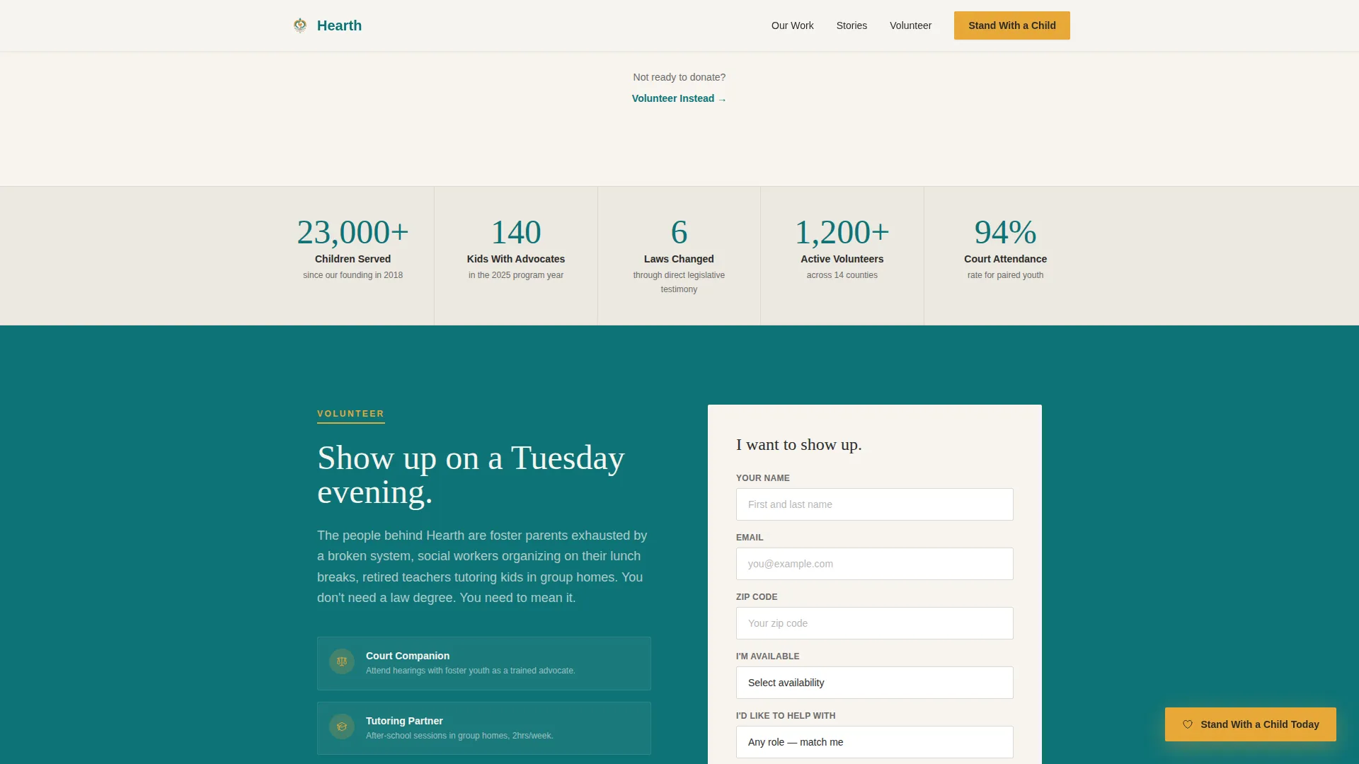 Child Welfare Nonprofit Professional Website Template