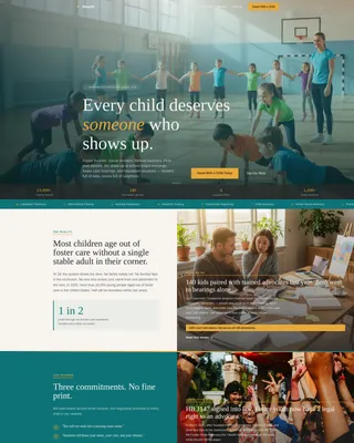 Child Welfare Nonprofit Professional Website Template