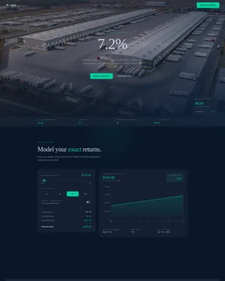 Real Estate Investment & REIT Cost Calculator Website Template