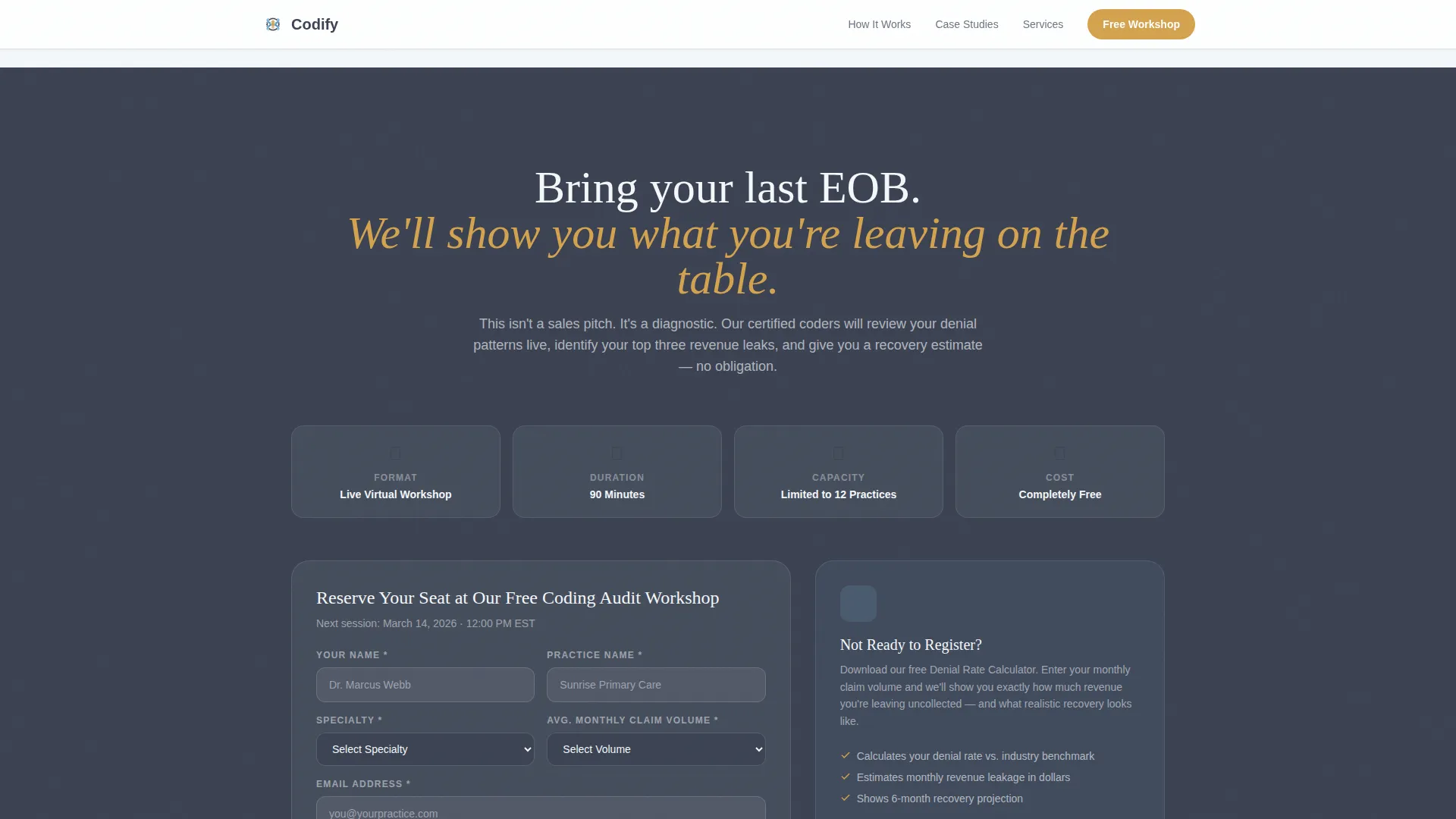 Medical & Healthcare Training Portfolio Website Template