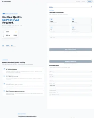 InsurTech & Digital Insurance Professional Website Template