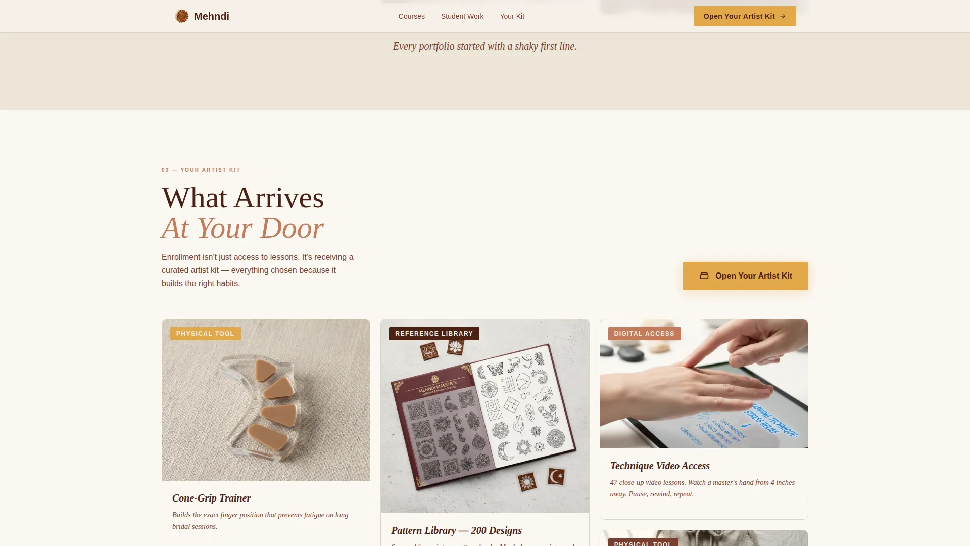 Specialty Beauty Treatments Portfolio Website Template