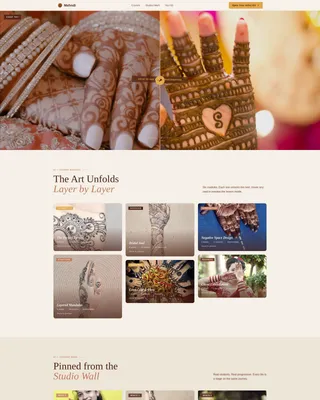 Specialty Beauty Treatments Portfolio Website Template