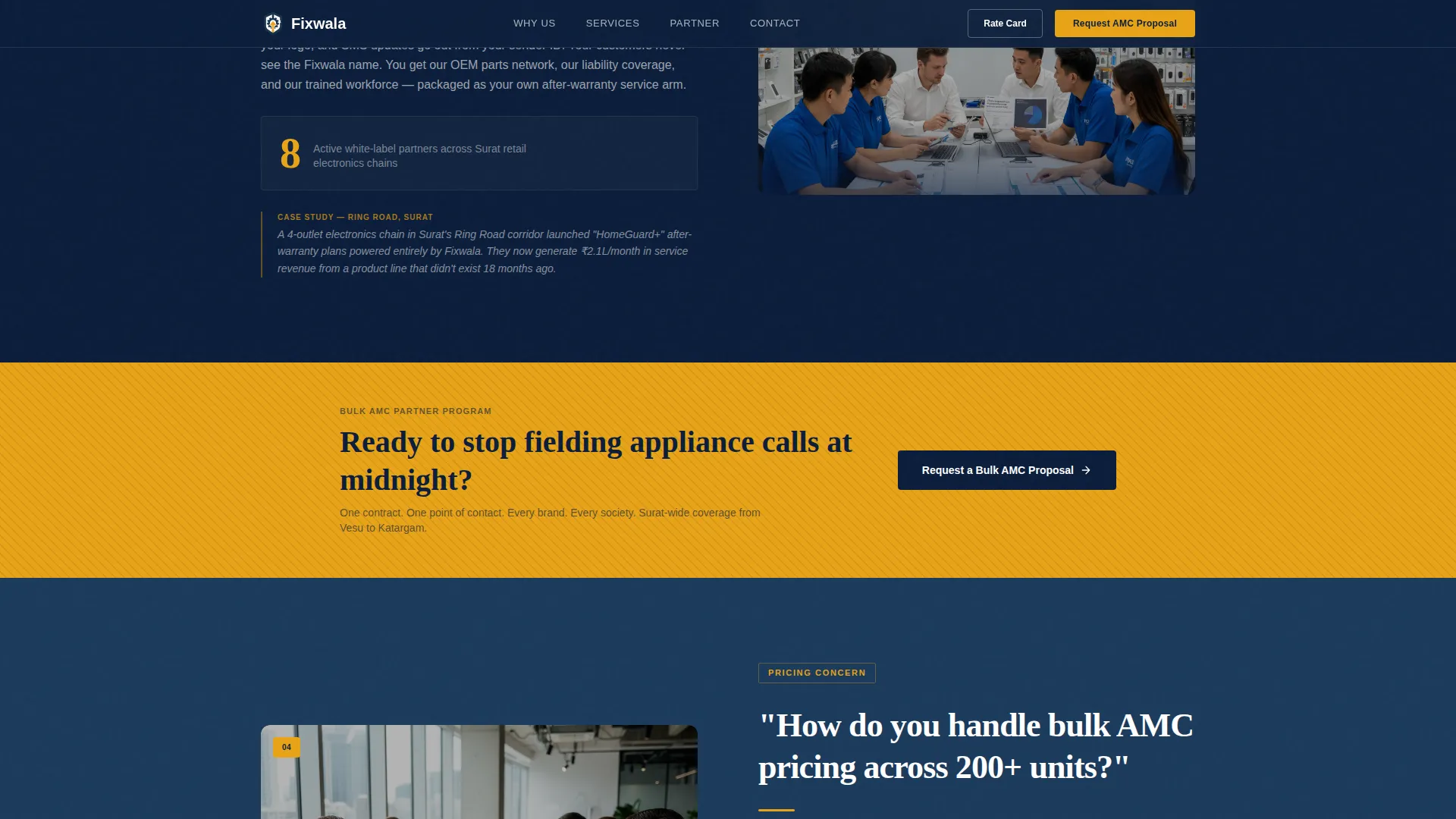 Precision Appliance | Free Website Template | Rocket