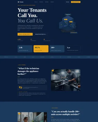 Precision Appliance | Free Website Template | Rocket