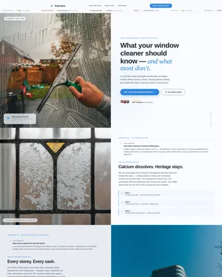 Spotless Windowcleaning | Free Website Template | Rocket
