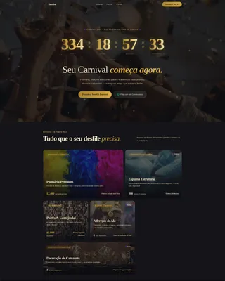 Carnival (Brazil) Business Professional Website Template