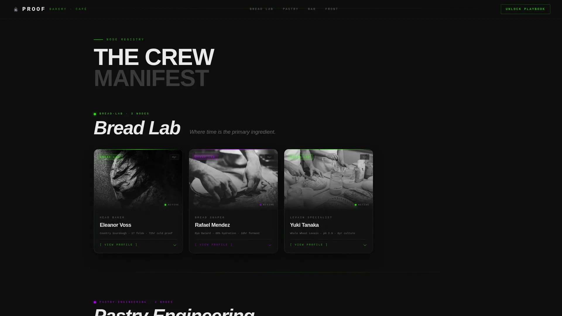 Bakery & Café Professional Website Template