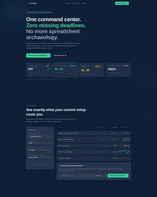 Software & SaaS Booking Website Template