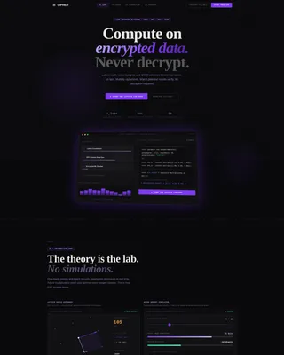 Homomorphic Encryption Technology Reviews Website Template