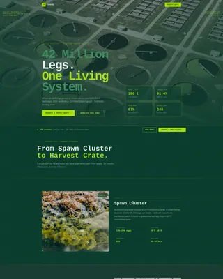 Specialty Farming Professional Website Template